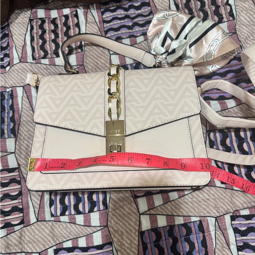 Aldo Caiillaa top handle satchel light pink - Picture 7 of 14